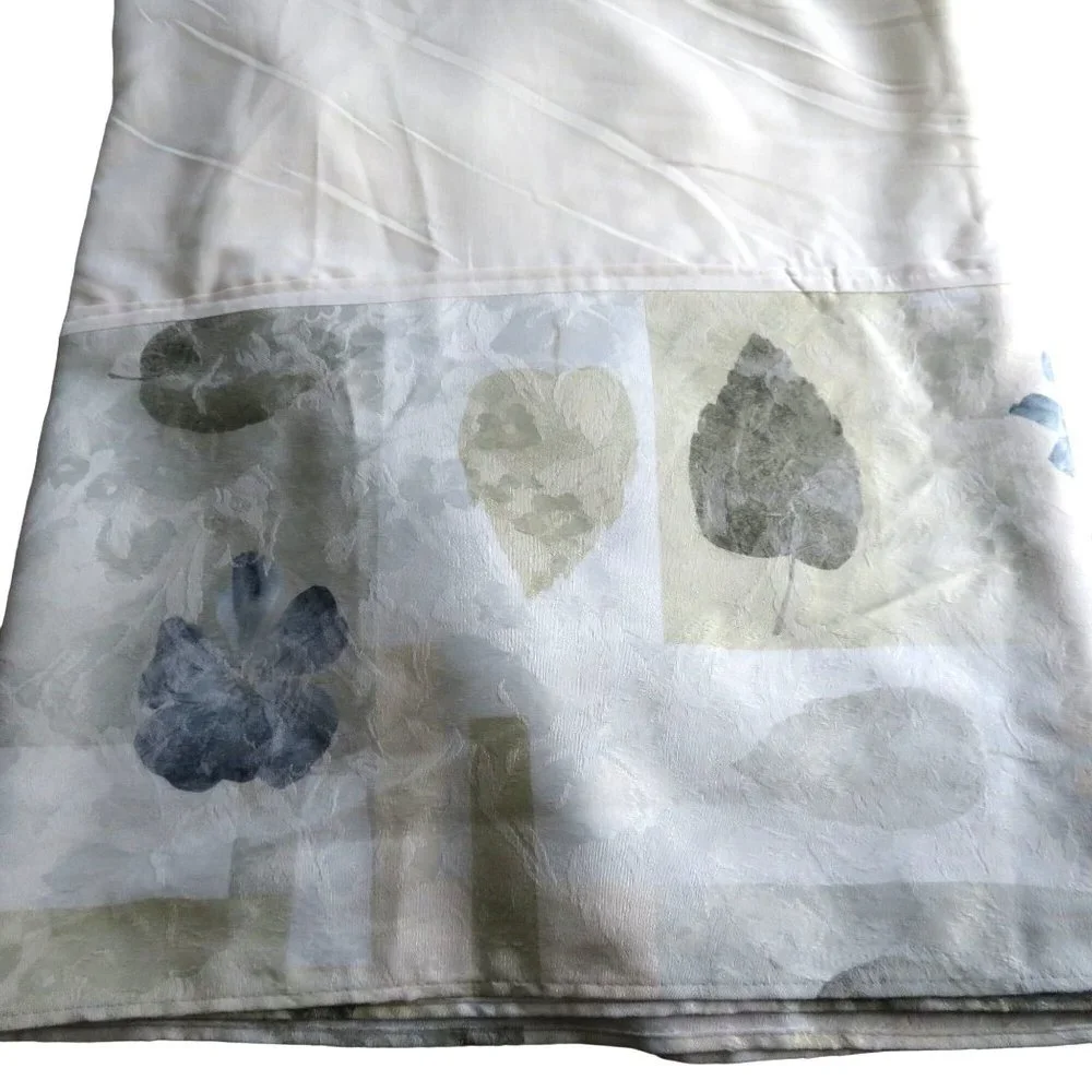 Vintage Croscill Cal King Bed Skirt Multicolor Spa Leaf 14